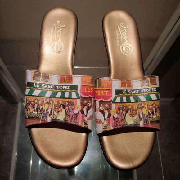 ICON Shoes - ICON Designer Slide Wedge - 8M - B21